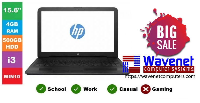 HP HP 250 G6 – 15.6" – Intel Core i3 – 500GB HDD